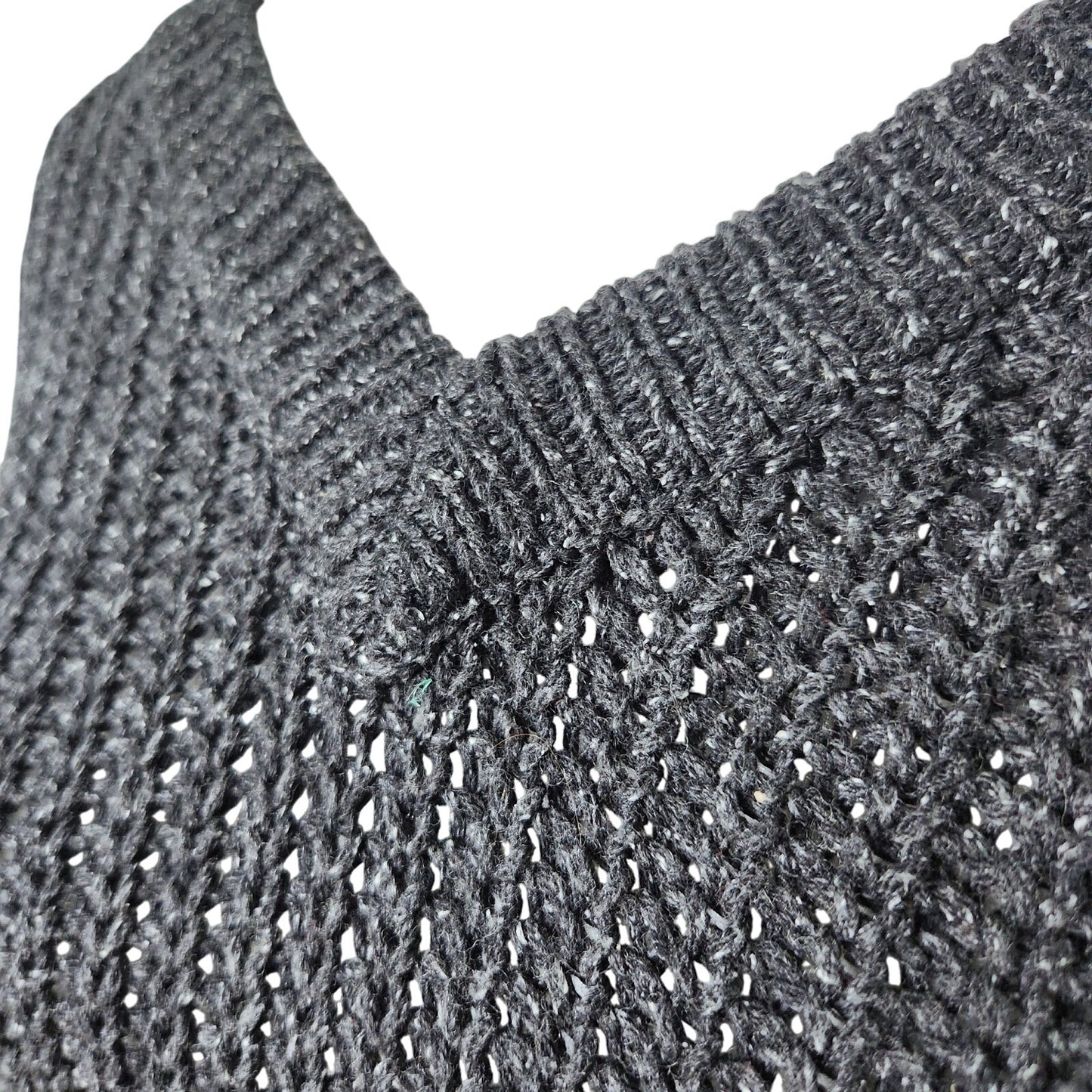 Pleat-Sleeve Pullover Sweater Ashland Slate | Italian Yarn Silk Blend | Women's XXS