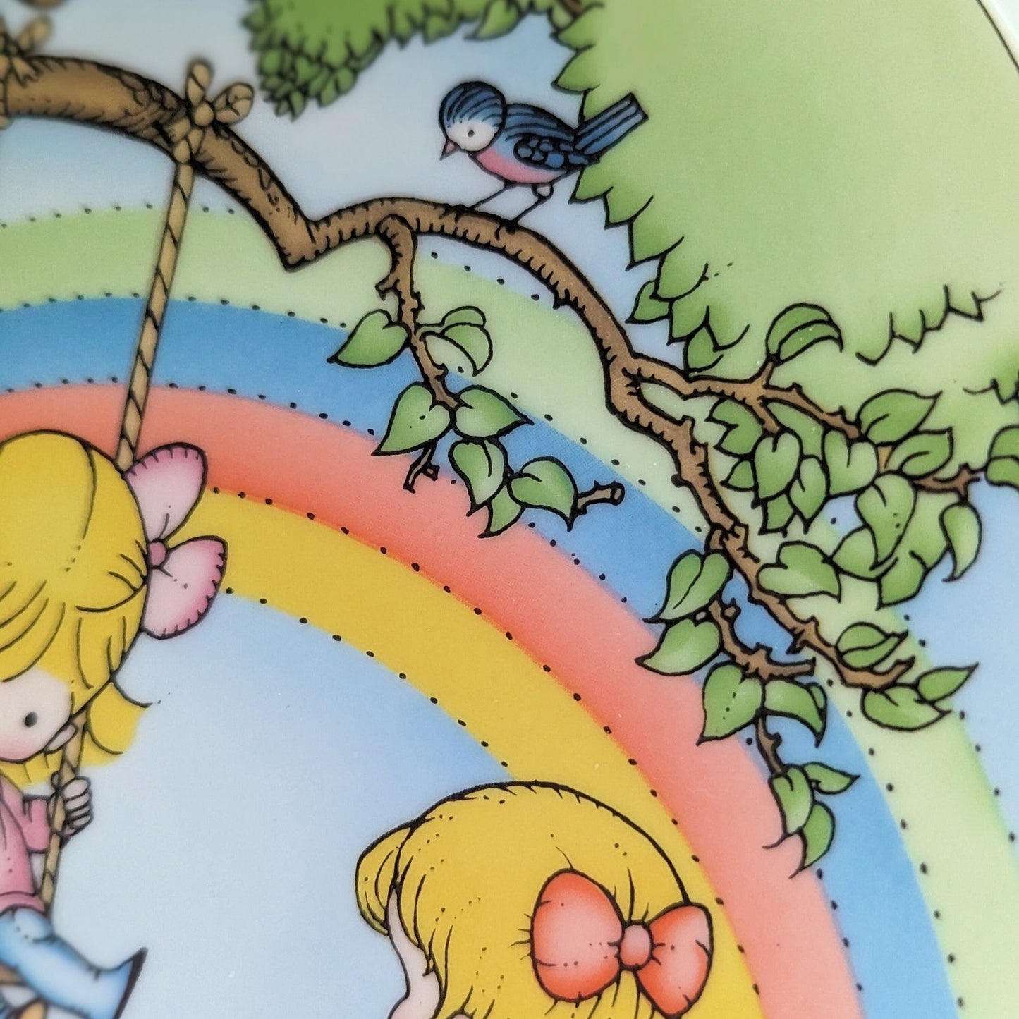 1981 Joan Walsh Anglund “Make Each Day A Rainbow” Collectible Plate