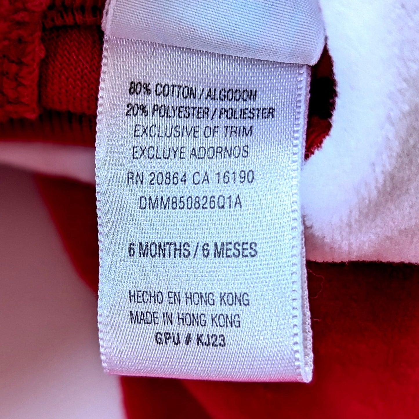 🎄 Vintage Little Me 1990s Red Velour "My First Christmas" Baby Footie – Size 6 Months