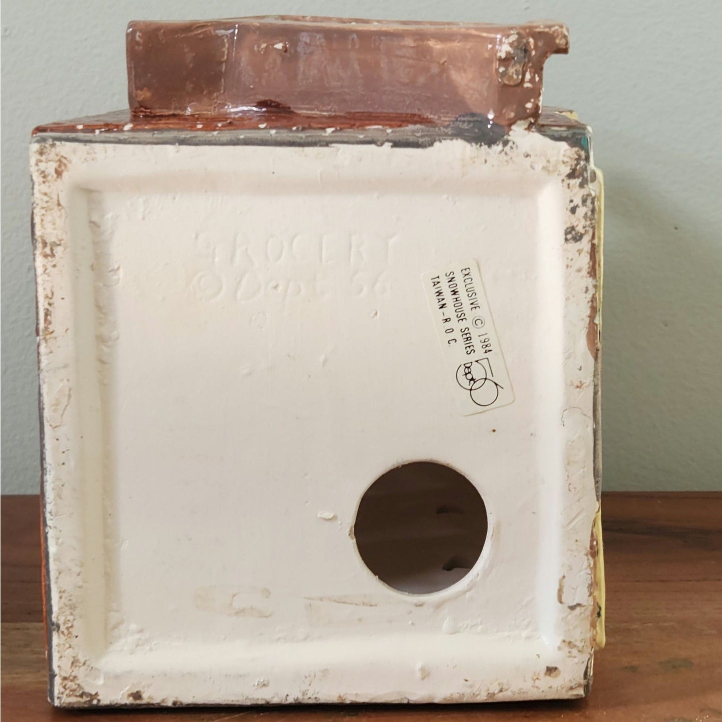 Department 56 Mackellar & Sons Grocery (1984) from Original Snow Village with Working Light Cord