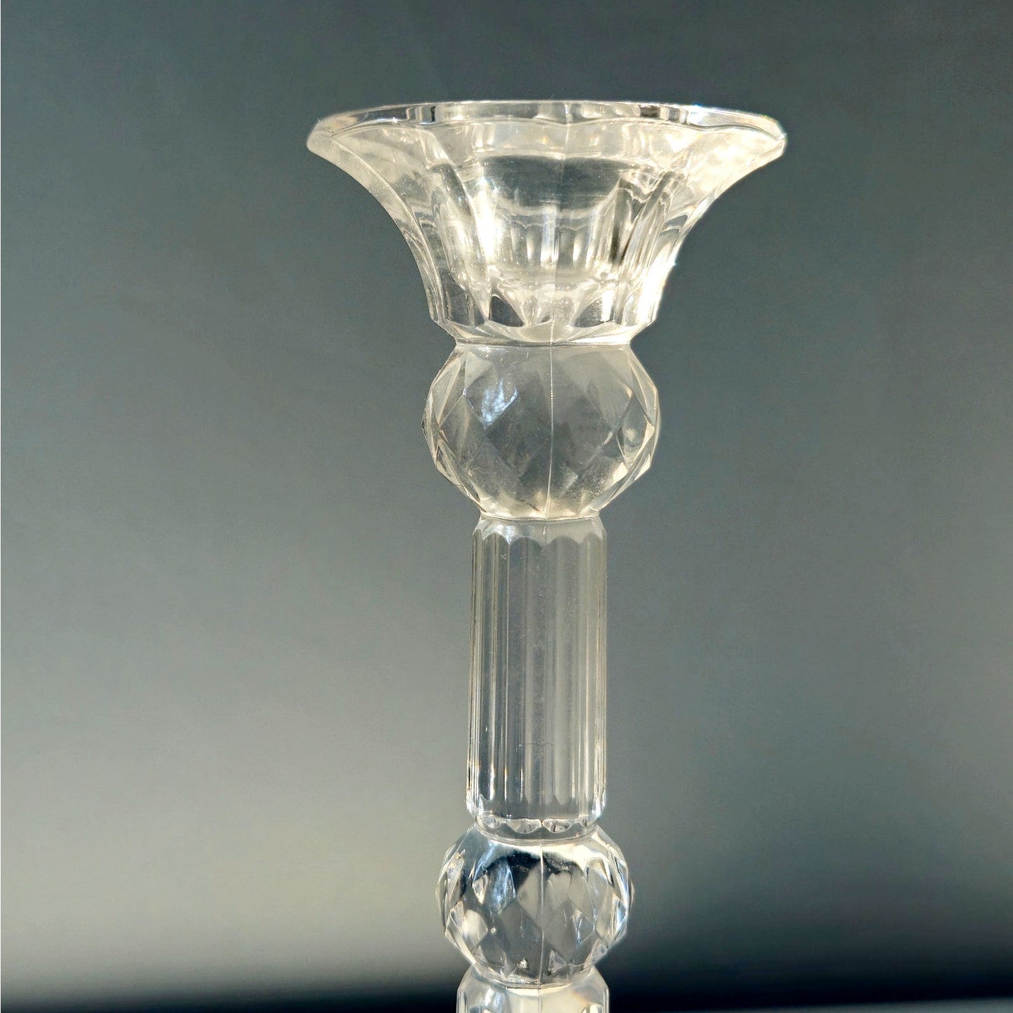 Vintage Fifth Avenue Crystal Pineapple Candlestick Holder