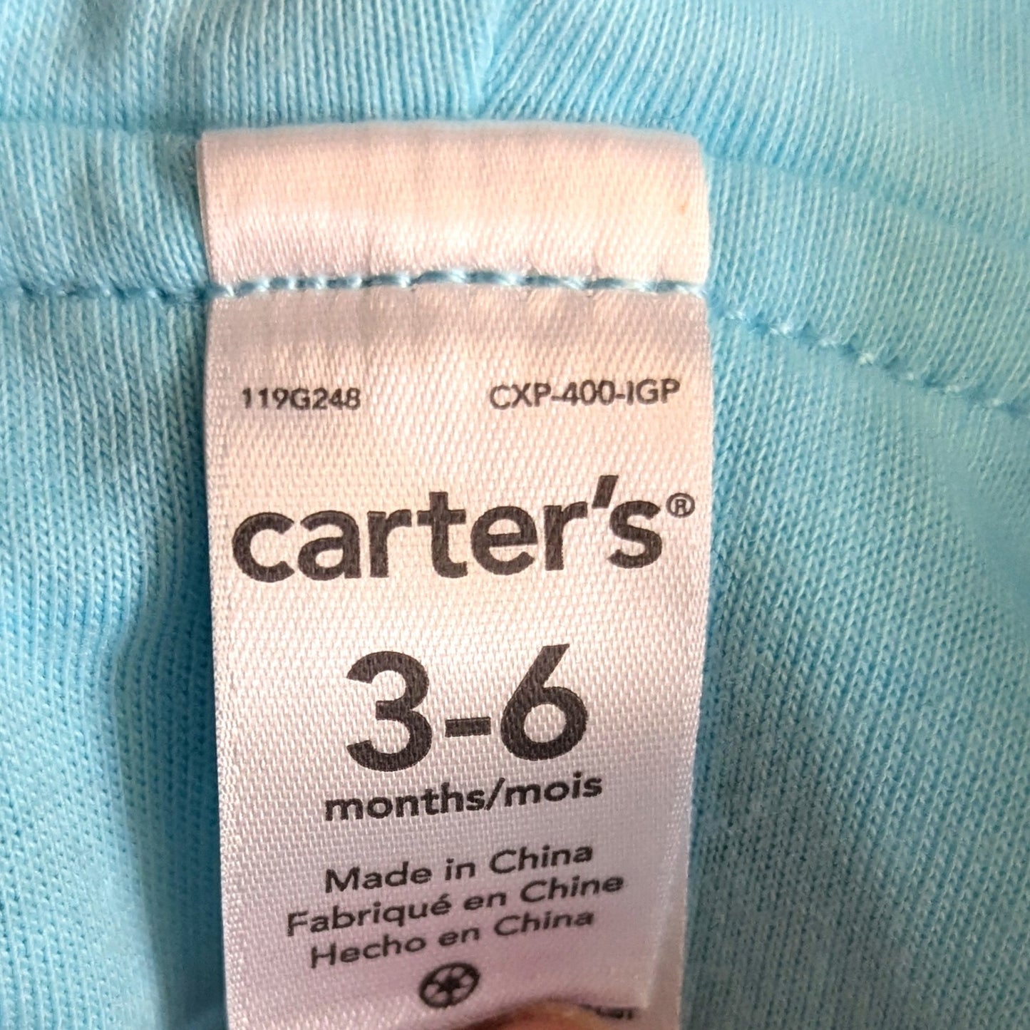 🦚 Carter’s Baby Turquoise Peacock Peachick Bubble Costume – Size 3-6 Months