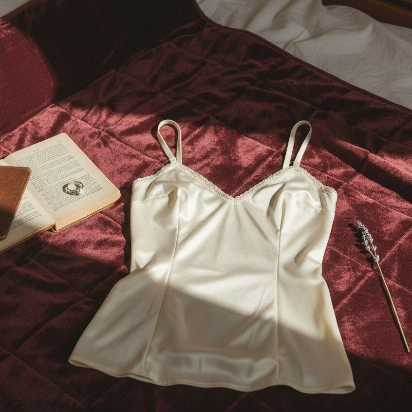 Vintage Vanity Fair Nylon Camisole – USA Made, Adjustable Straps