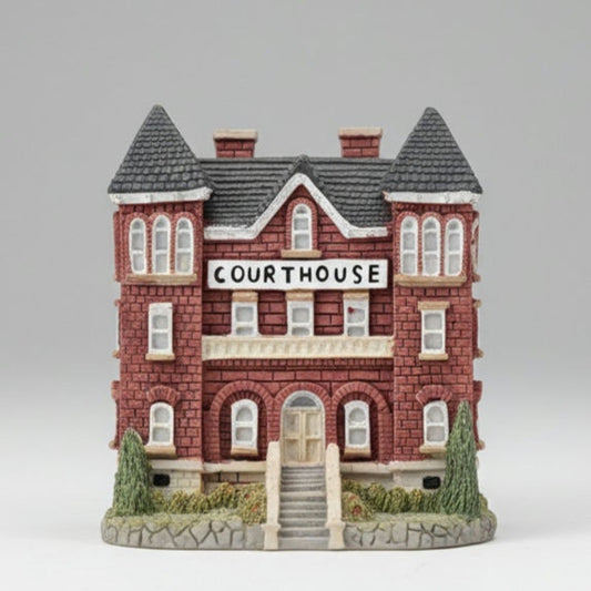 Liberty Falls Courthouse AH39 (1993) | Vintage Miniature Village Building