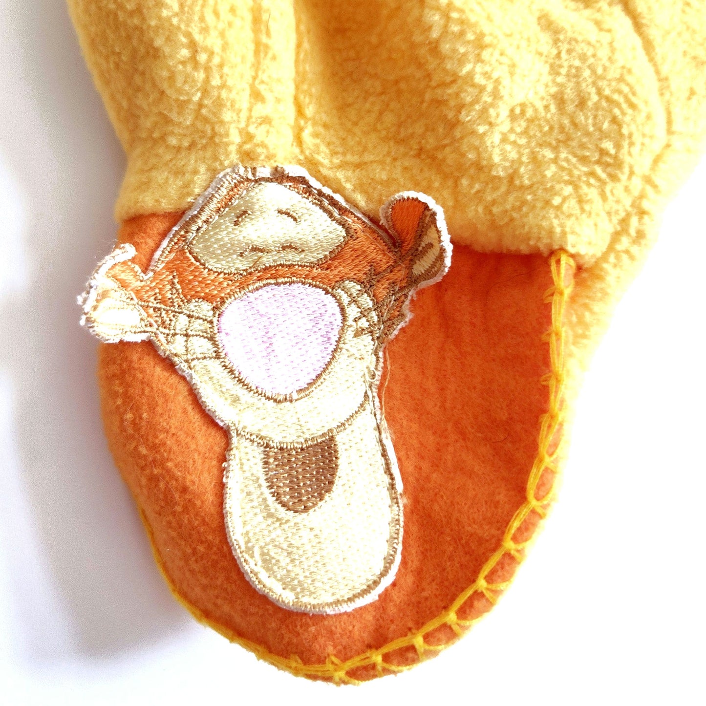 Y2K Winnie the Pooh Tigger Hooded Fleece Baby Bunting –  6-9 Months