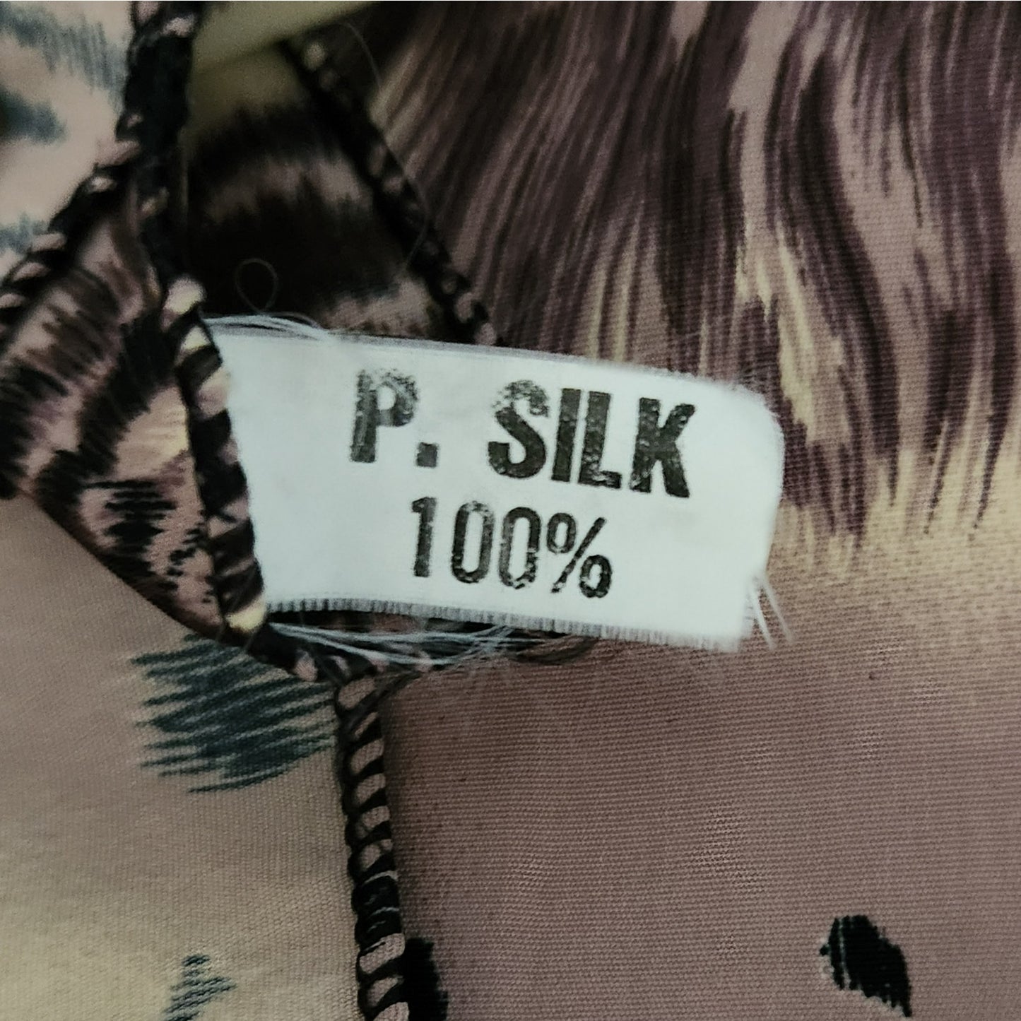 Vintage Safari Animal Print Silk-Feel Scarf – Mauve Square