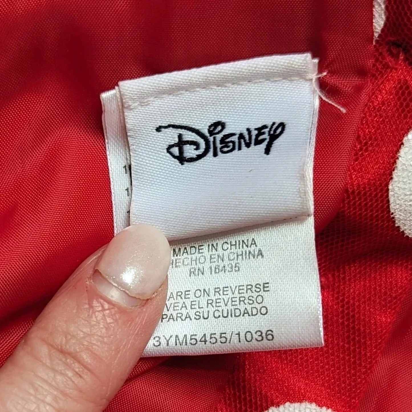 Minnie Mouse Classic Red Polka Dot Party Dress – Baby Size 18M