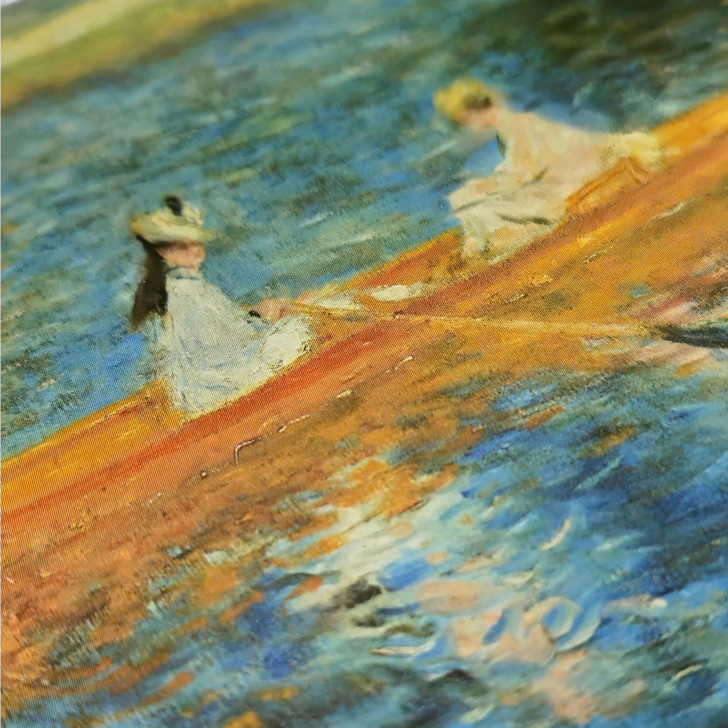 The Skiff (La Yole) by Renoir | Impressionist Seine River Framed Print Wall Art