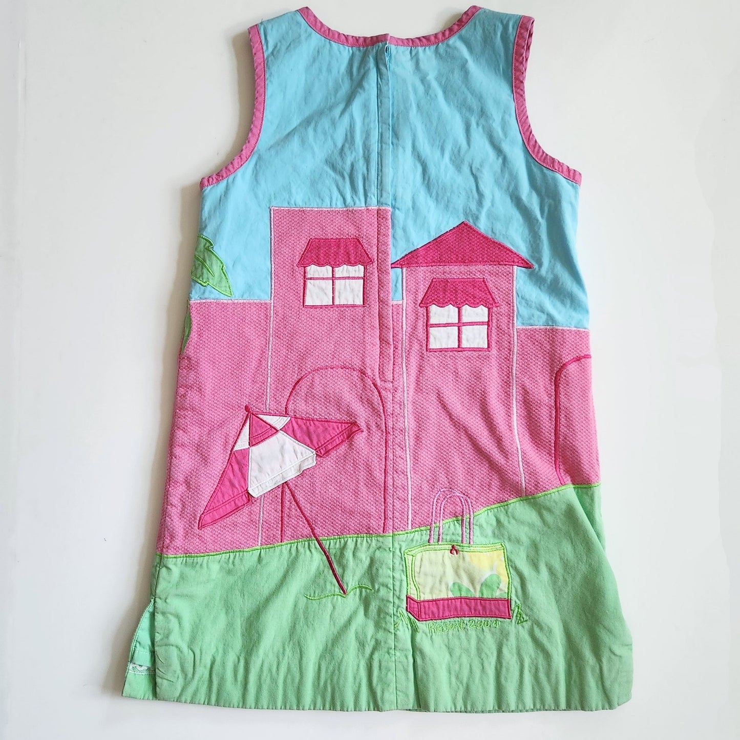 Lilly Pulitzer Rare Girls' Vintage 2004 Tropical Hula Dancers Dress Size 6