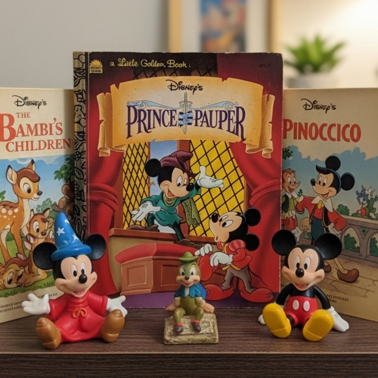1996 Disney Little Golden Book “The Prince and the Pauper” – Mickey Mouse & Goofy Classic