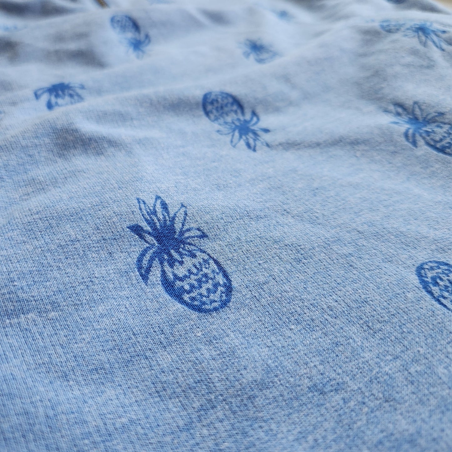 Lilly Pulitzer Skipper Popover Dress – Bennet Blue Pineapple Burnout – Women's Size XS