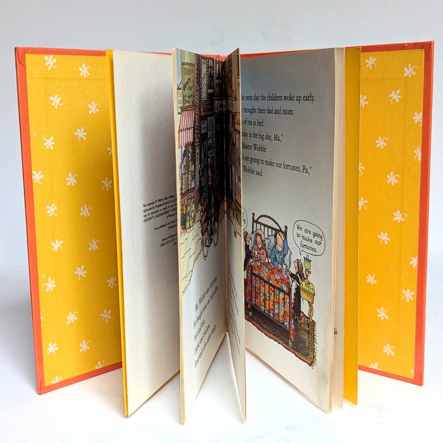 Vintage 1982 Golden Book – Mrs. Wobble the Waitress | Wacky Families | Allan Ahlberg, Janet Ahlberg | Classic Humor Children’s Book