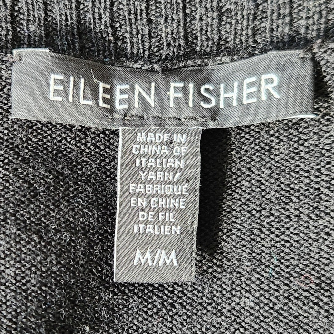 100% Merino Wool Black Tunic Sweater | Women's M | Italian Yarn