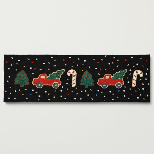 Holiday Truck Confetti Runner Rug – Limited Collector Edition | 20″×60″ (NWT)