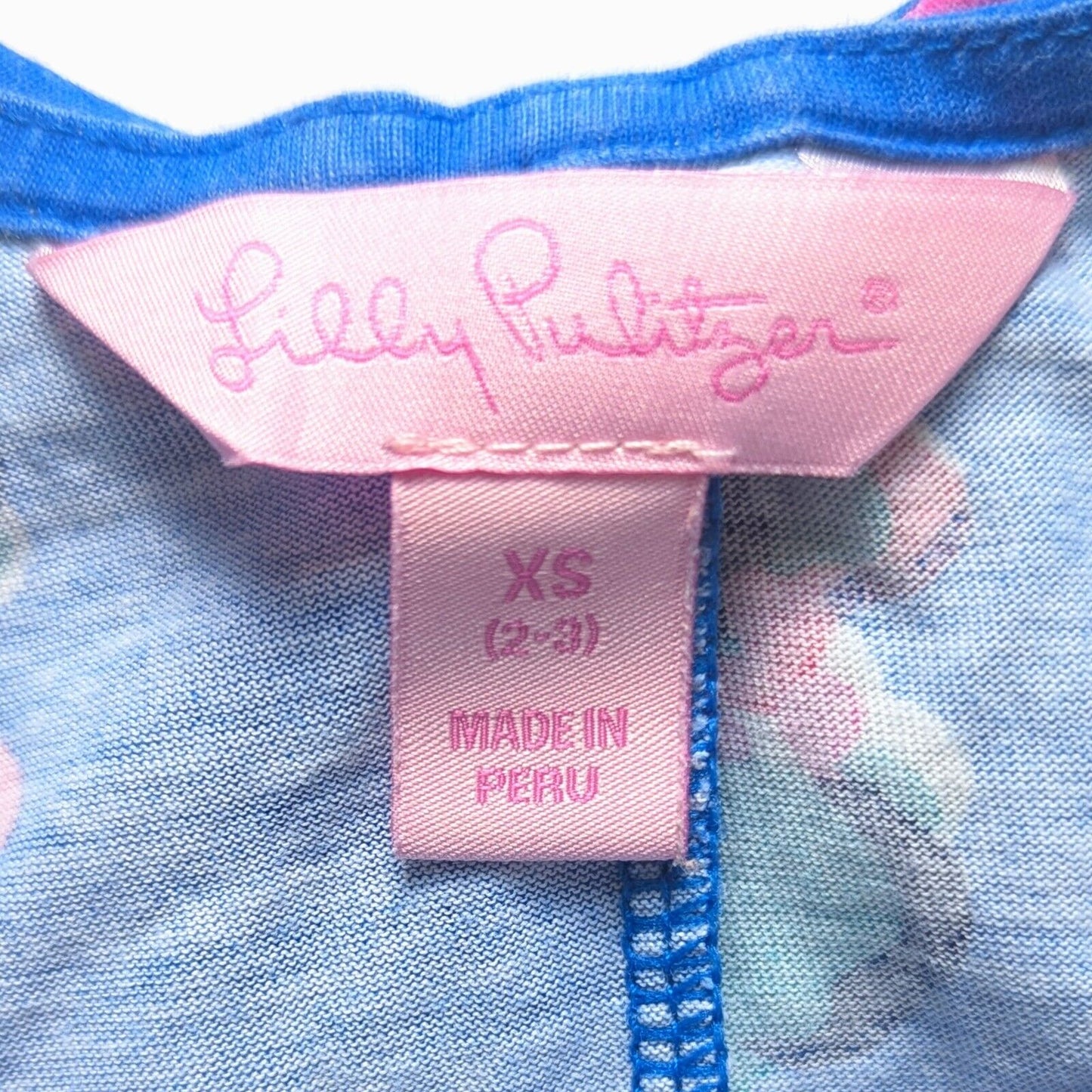 🌸 Lilly Pulitzer Girls Evelyn Dress – Royce Blue Corsage Print – Toddler Girls Size XS 2–3 2T🌸