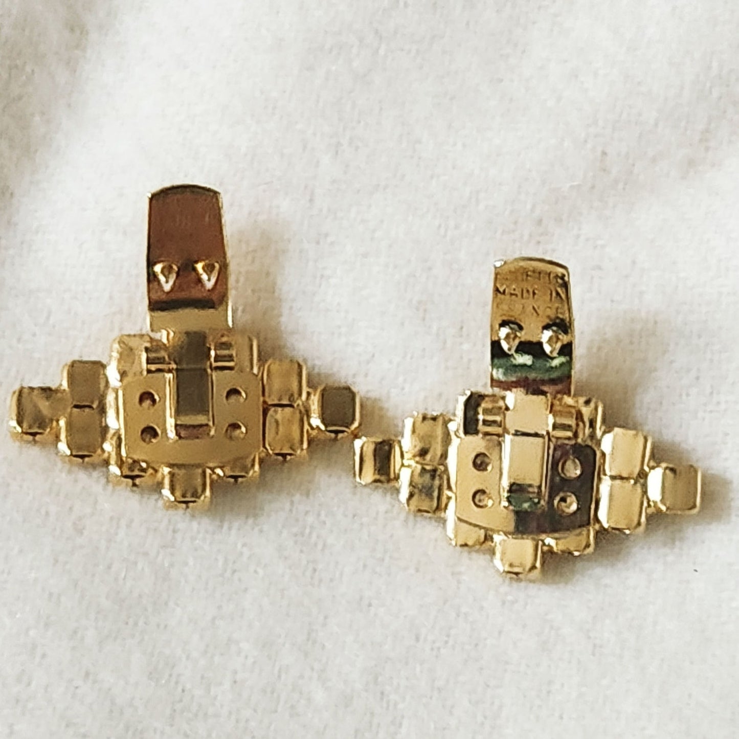 Mid-Century Bluette Rhinestone Shoe Clips | Made in France | Sparkling Crystal Cluster Shoe Ornaments