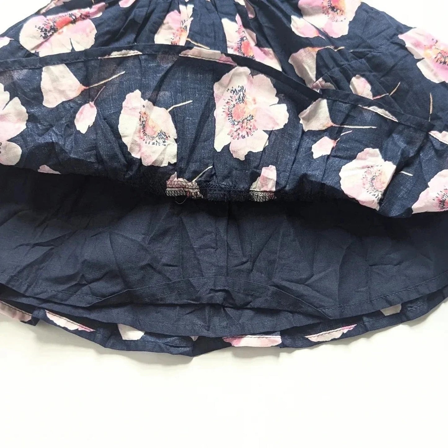 Janie and Jack Hannah Floral Smocked Sundress | Merchant Marine Navy Pink Floral | Toddler Girls Size 2T