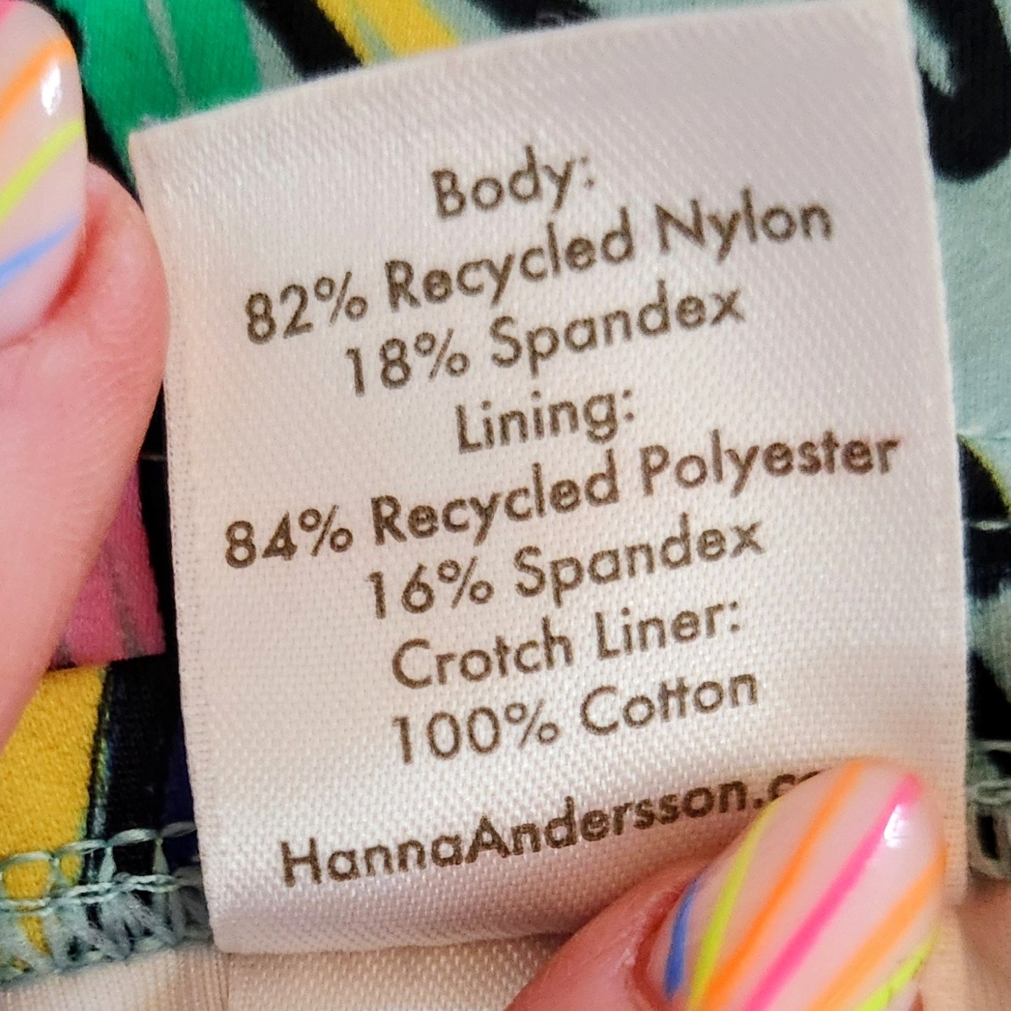 Hanna Andersson Girls Bikini 2 Piece Swimsuit in Bright Bananas Size 110 cm | 5