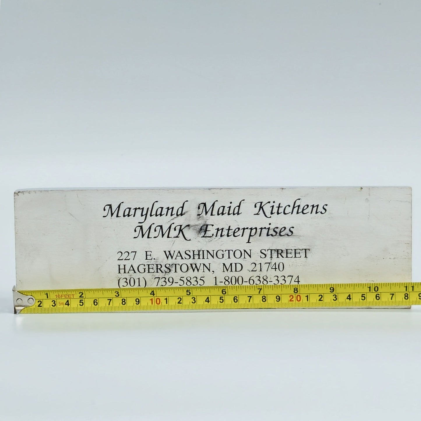 Vintage Maryland Maid Kitchens Hagerstown Maryland Wooden Shelf Sitter