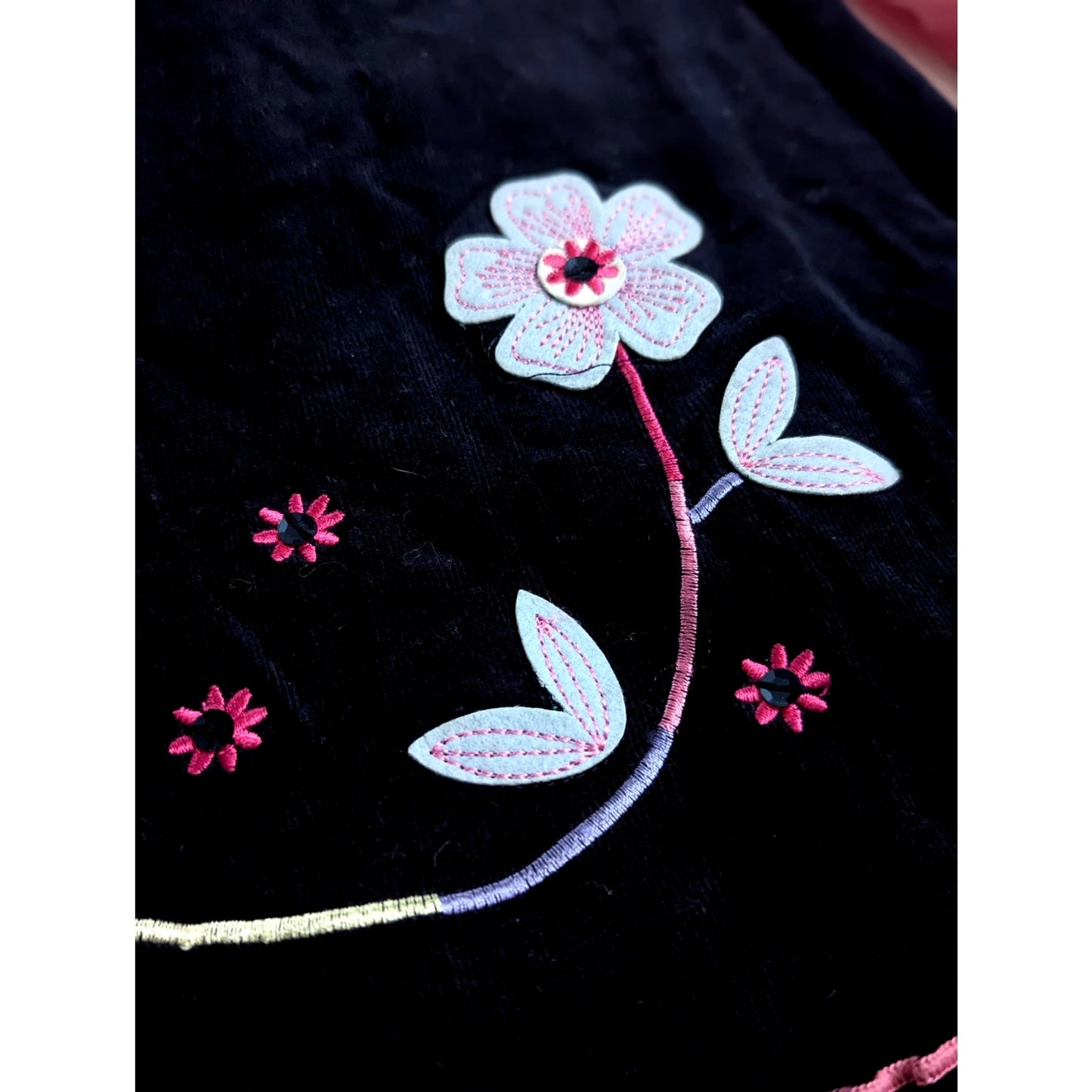 Little Bitty Navy Corduroy Jumper Dress, Pink Top, and Hat Set | Girls 6X NWT