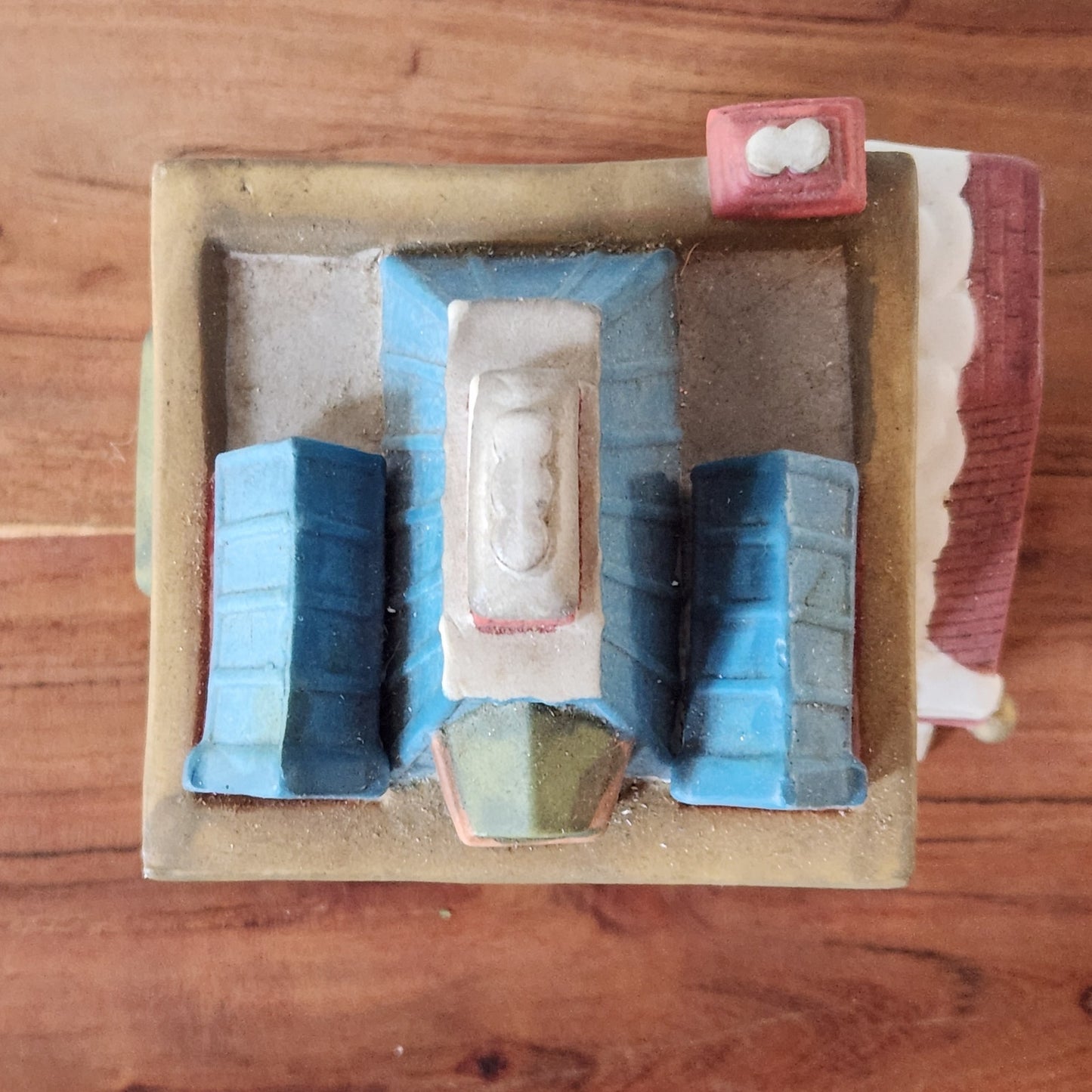 1992 Lemax Post Office & Barber Shop — Lighted Christmas Village Building