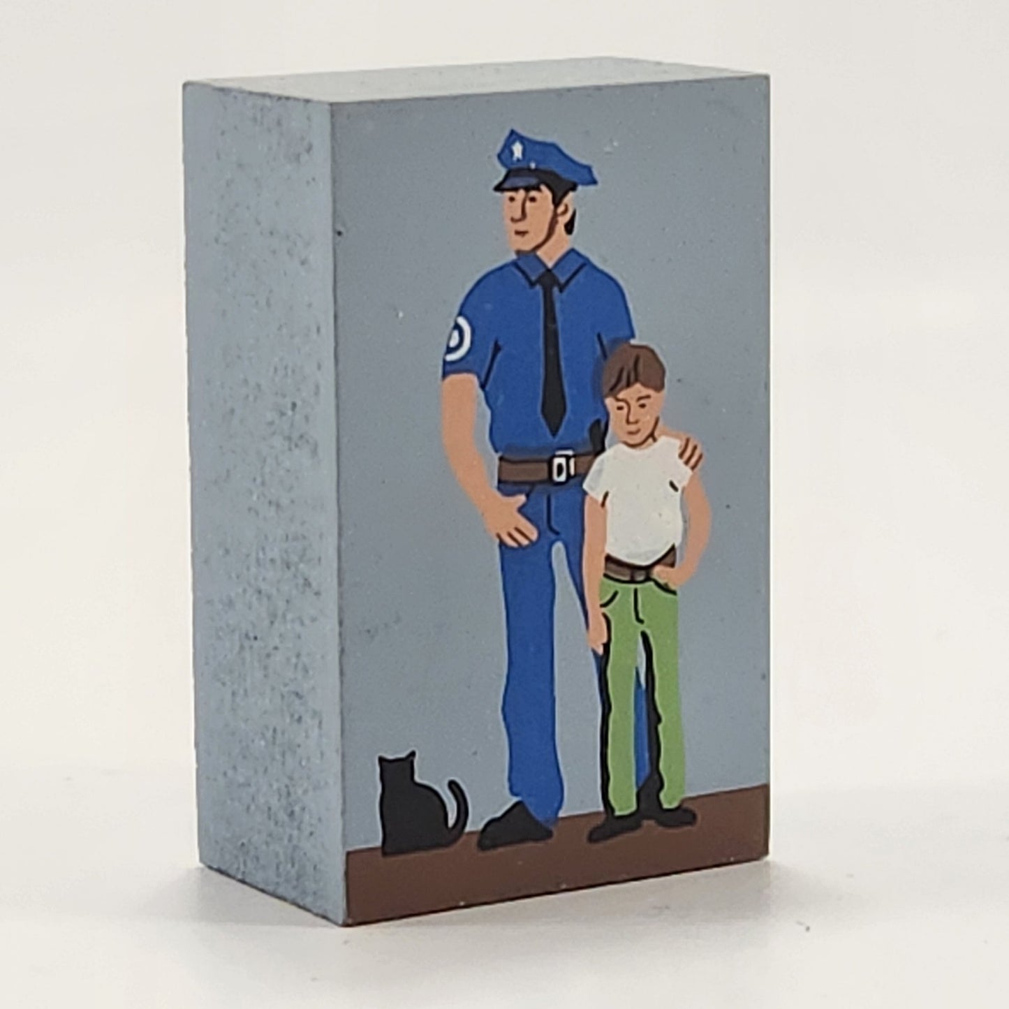 Policeman Shelf Sitter | 2003 Signed by Faline