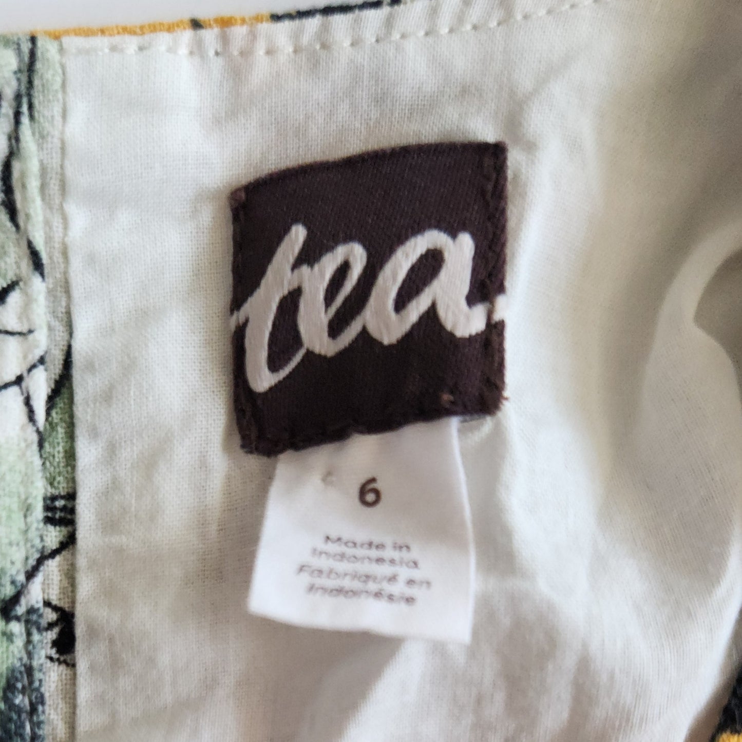 Tea Collection Girls Safari Toile Butterfly Sleeve Twirl Dress – Size 6 – Elephants, Lions, Zebras, Cheetahs Print