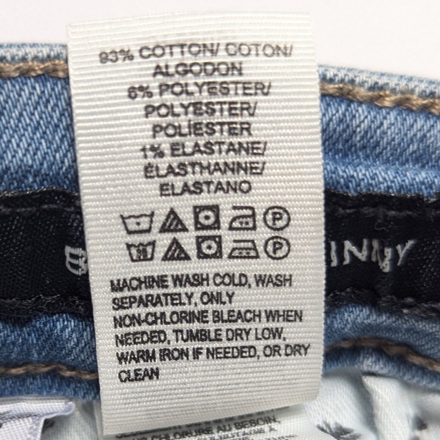 High Rise Bridgette Skinny Jean Light Wash Zip Fly | Women's 8 / 29