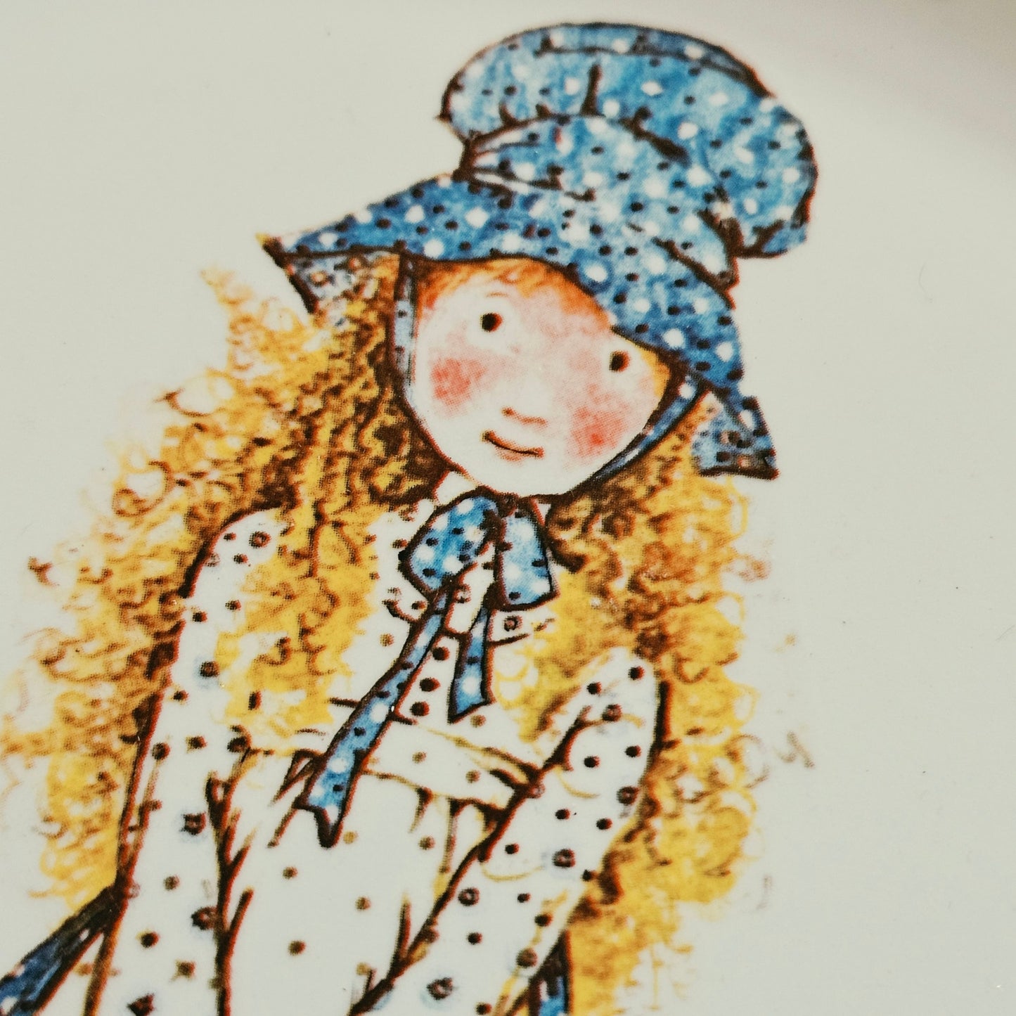 1972 Holly Hobbie Love Decorative Plate