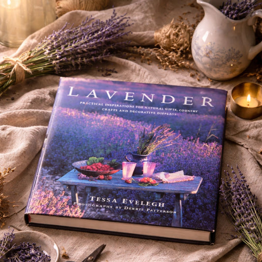 1996 Lavender Hardcover Book by Tessa Evelegh | Vintage Gardening and Crafts