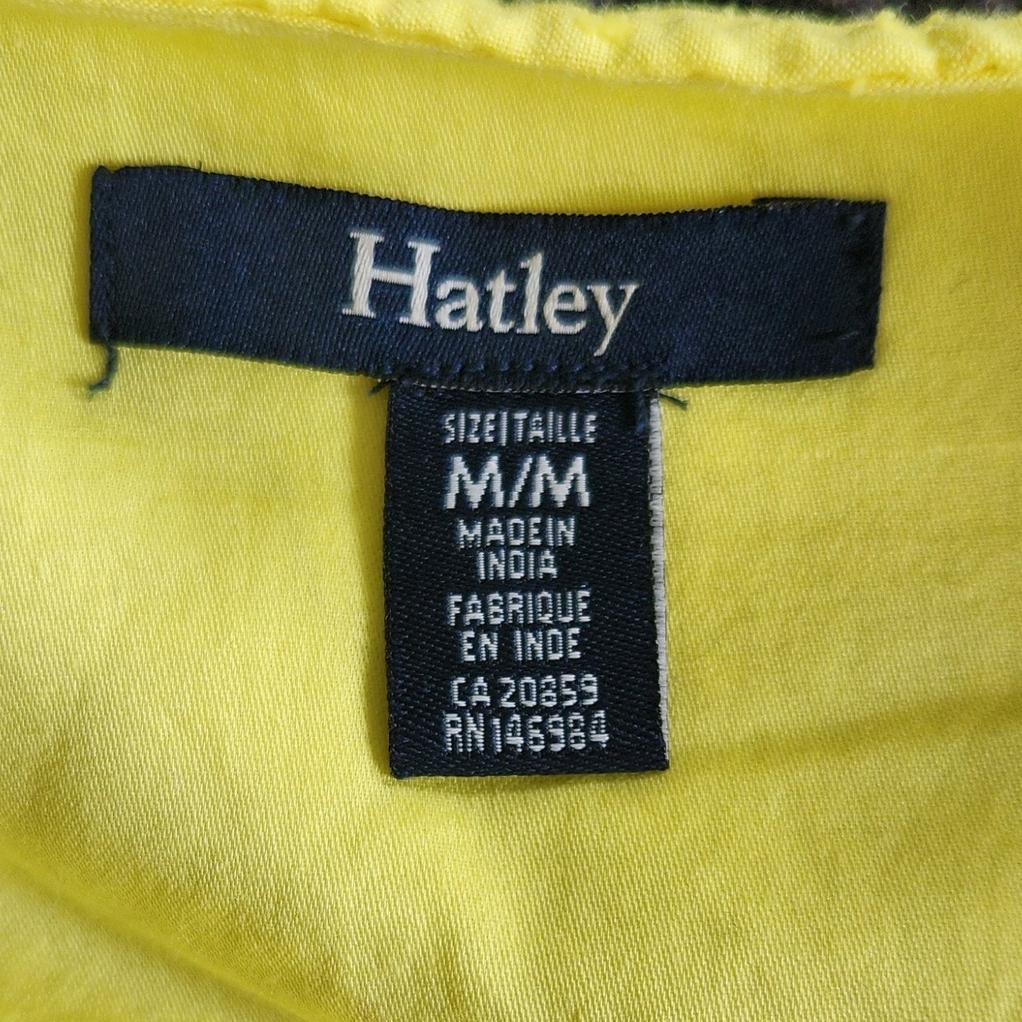 Hatley Women's Yellow Swiss Dots Smocked Ruffles Aria Midi Dress Size M 100% Cotton