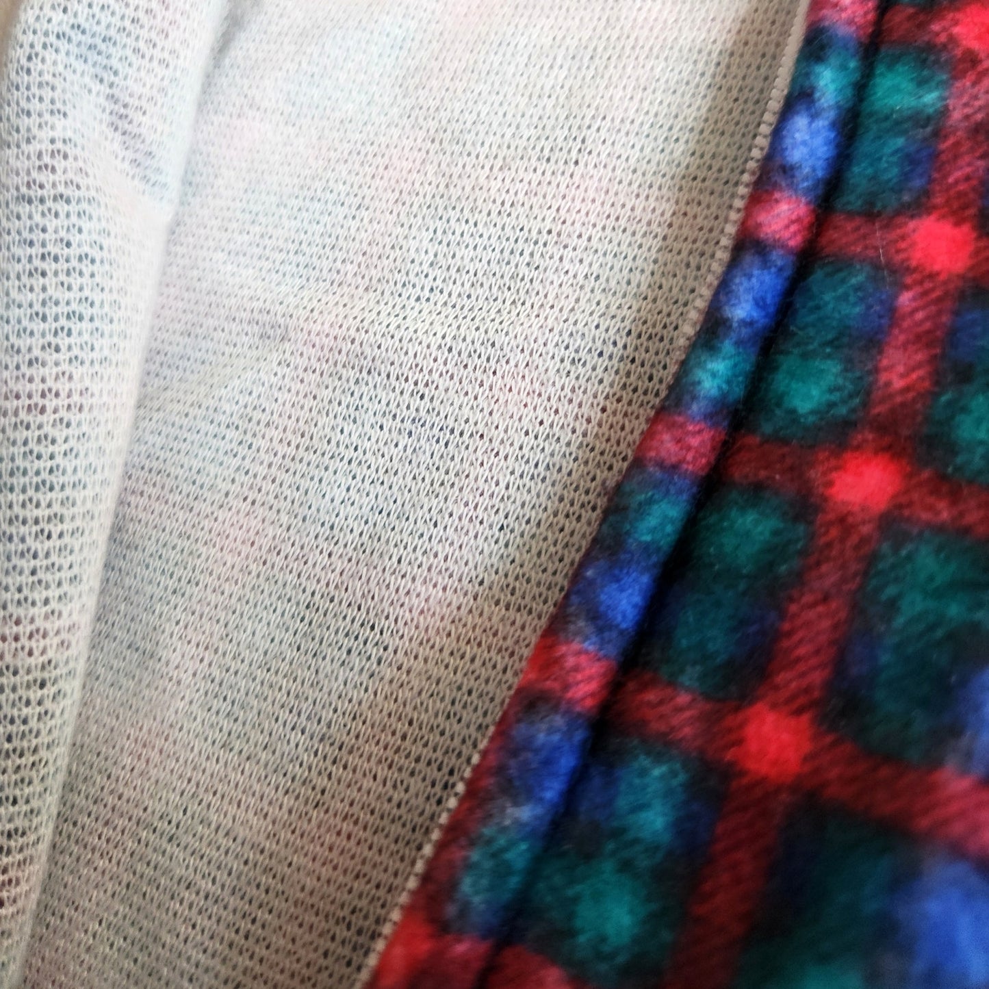 Carter's Vintage 1990s Fleece Footie Pajamas Sleeper Plaid Teddy Bear | Toddler Size 4T