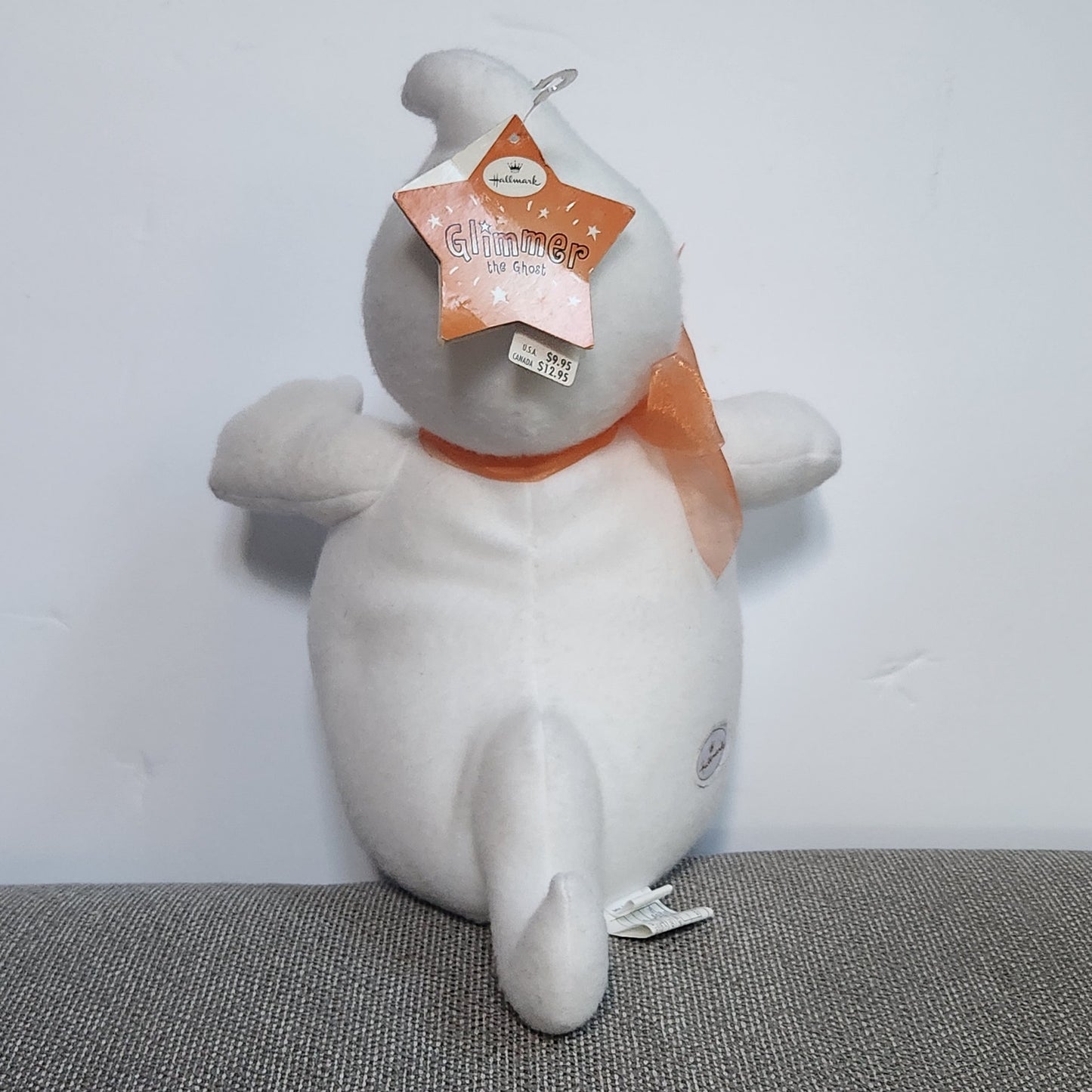 Vintage Y2K Hallmark “Glimmer the Ghost” Plush — Spooky Cute Kids Halloween Collectible