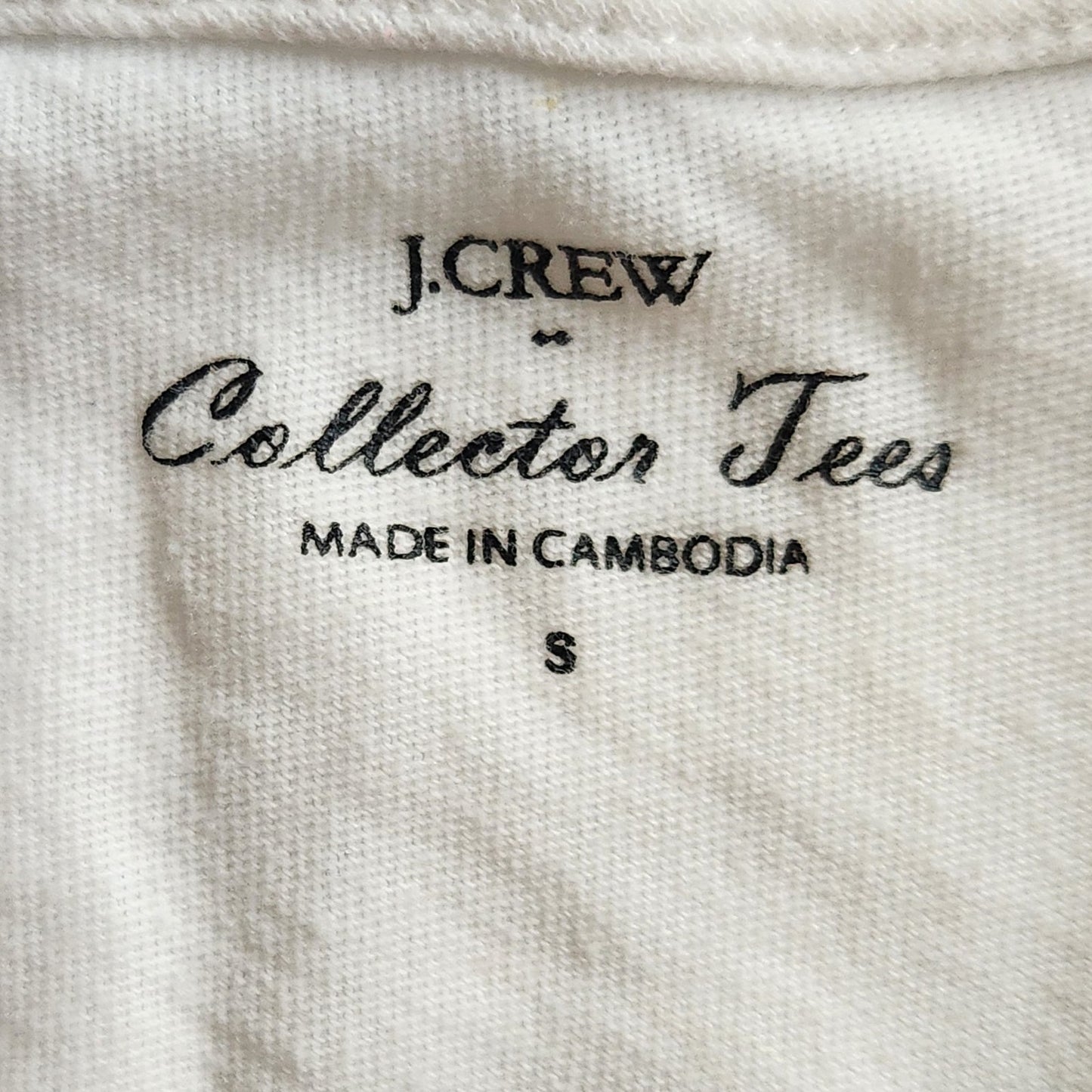 J.Crew Collector Tees Tropical Fruit Salad Soft Jersey Knit Sleeveless Top Sz S