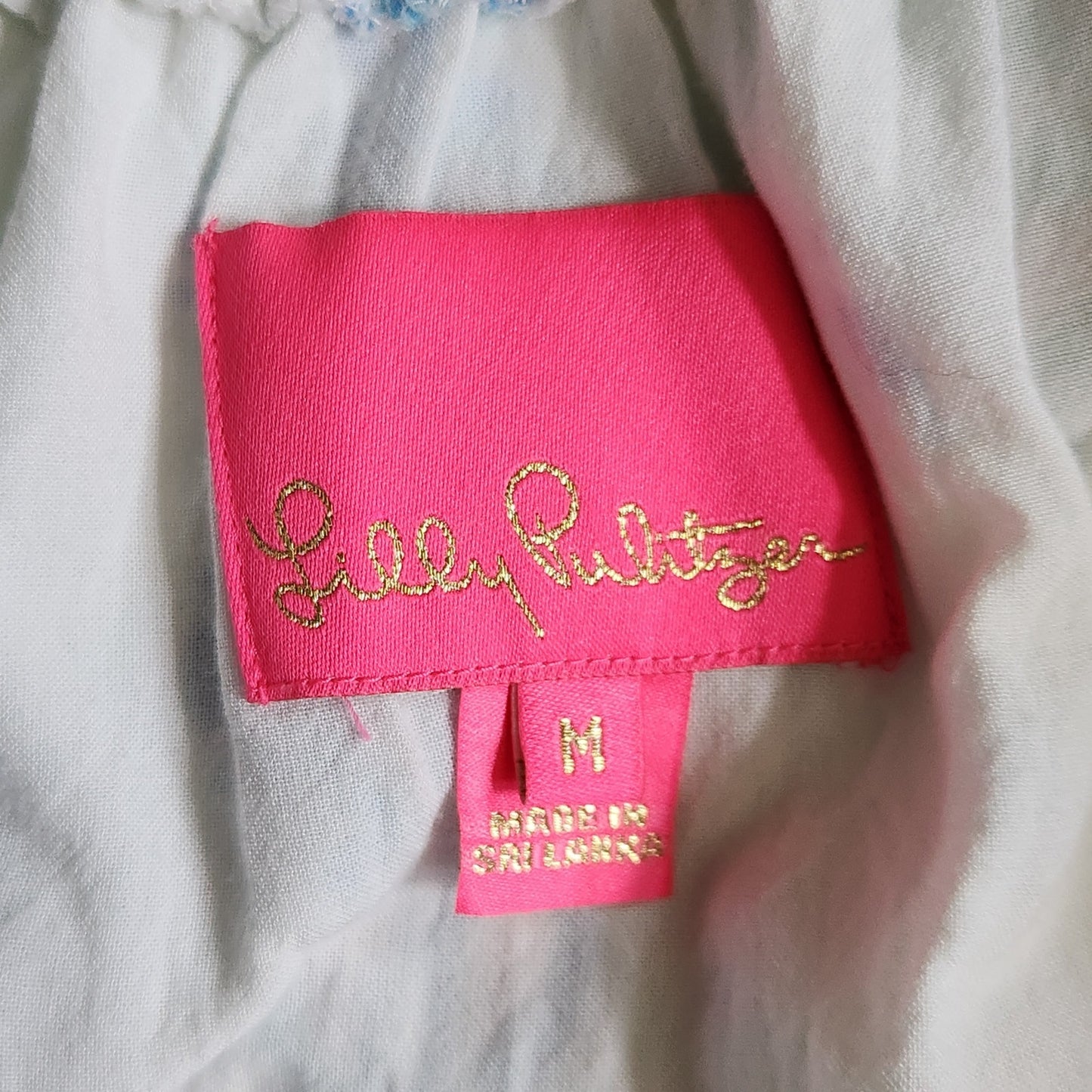 Lilly Pulitzer Women's Maryellen Off Shoulder Dress Coconut Row Pineapple Print Resort White Size M