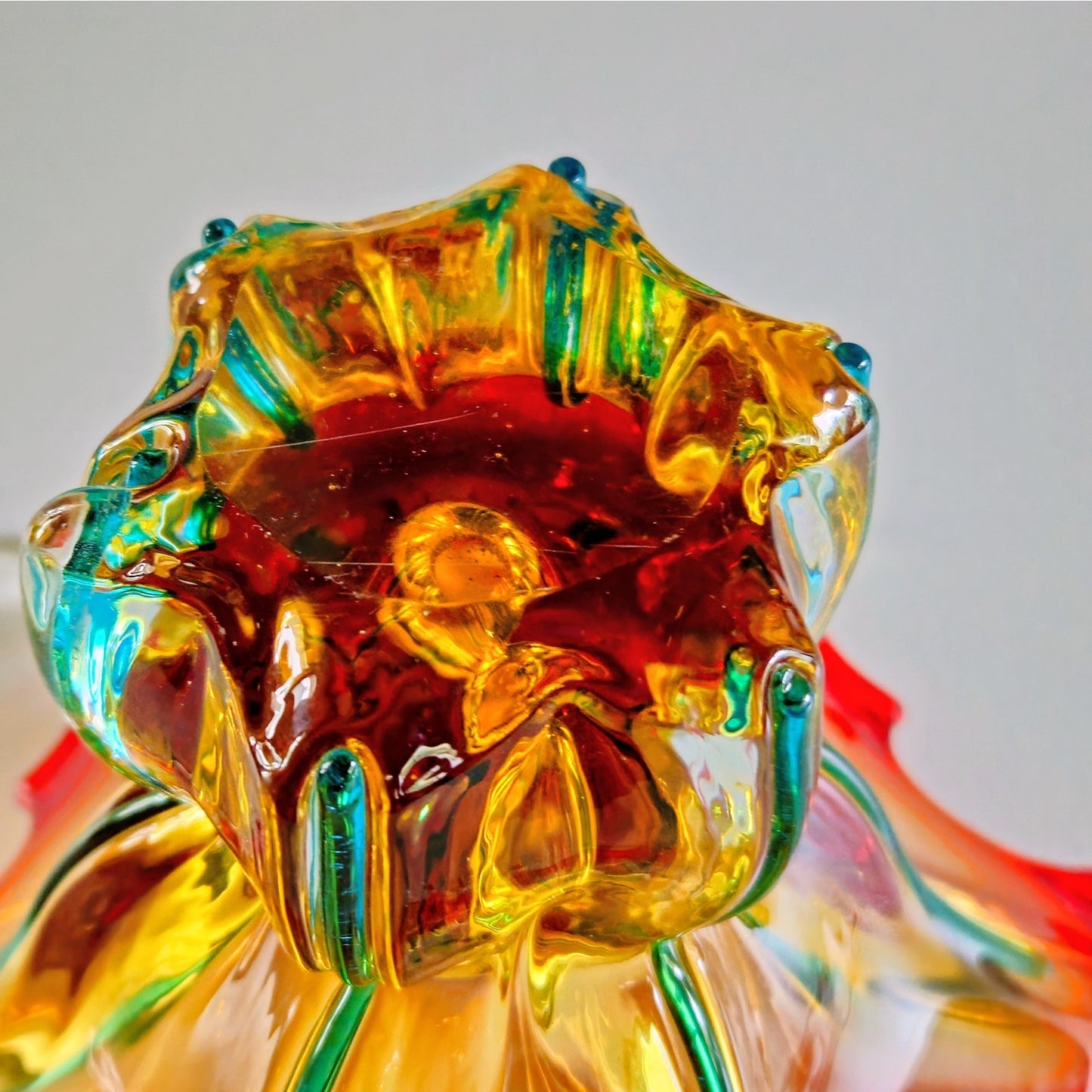 1960s Murano Glass Starfish Centerpiece Bowl