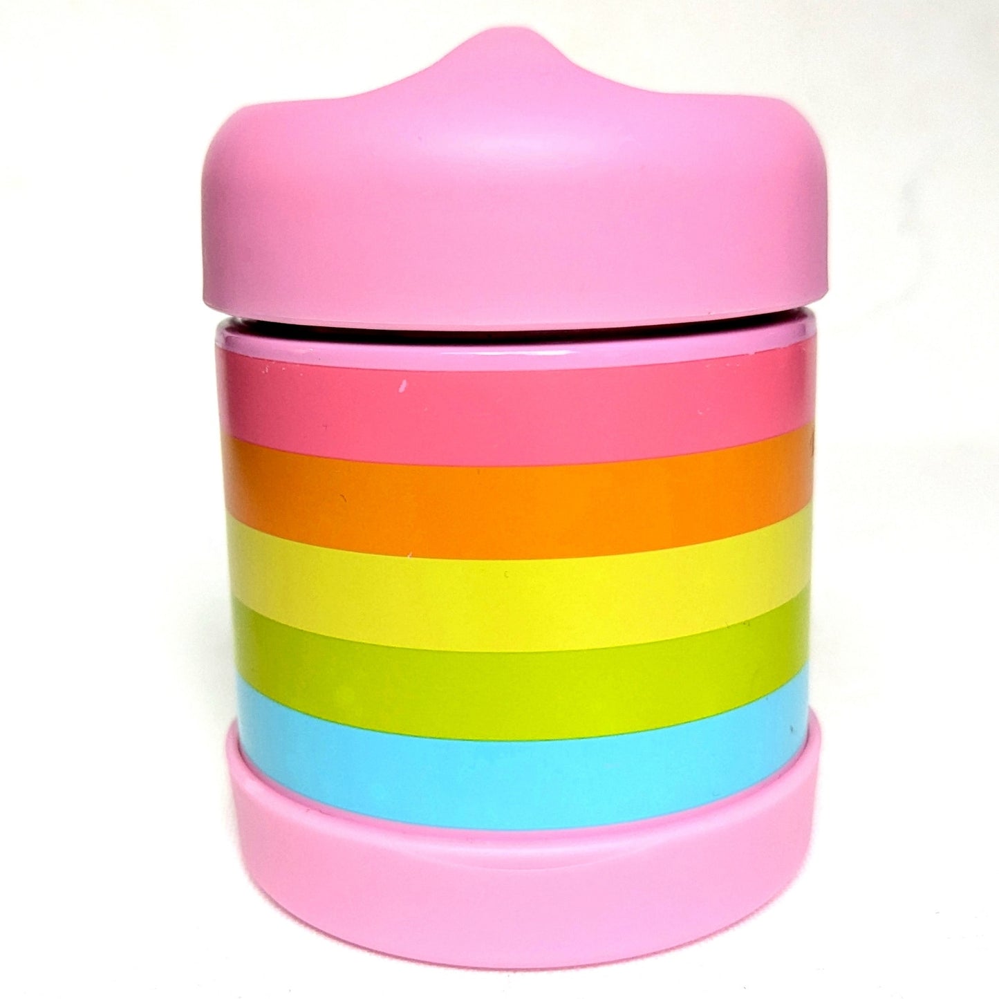 🌈 Pottery Barn Kids Fairfax Hot & Cold Food Jar – Rainbow & Pink – 10oz | Home