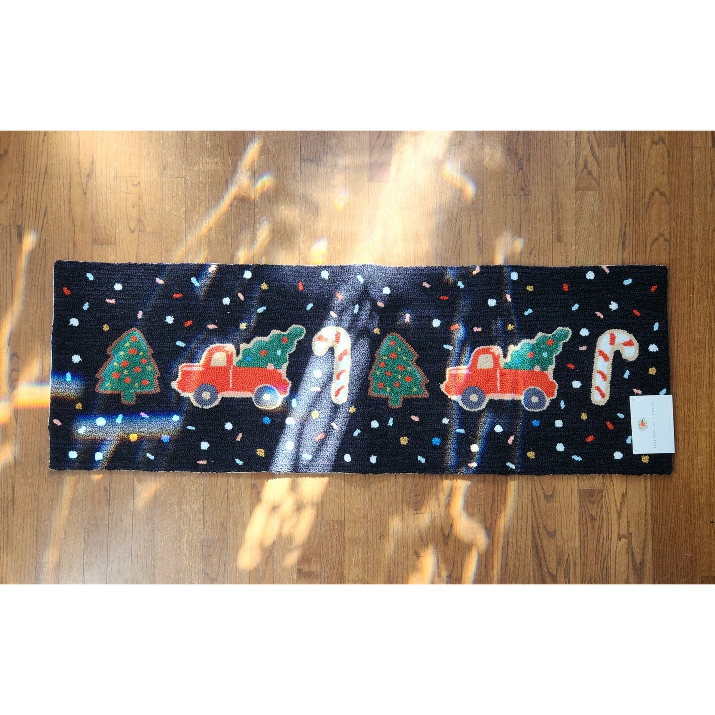 Holiday Truck Confetti Runner Rug – Limited Collector Edition | 20″×60″ (NWT)
