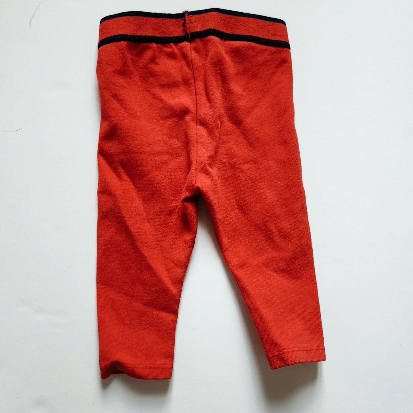 Striped Ponte Pant in Apple Red | 6–12 Months
