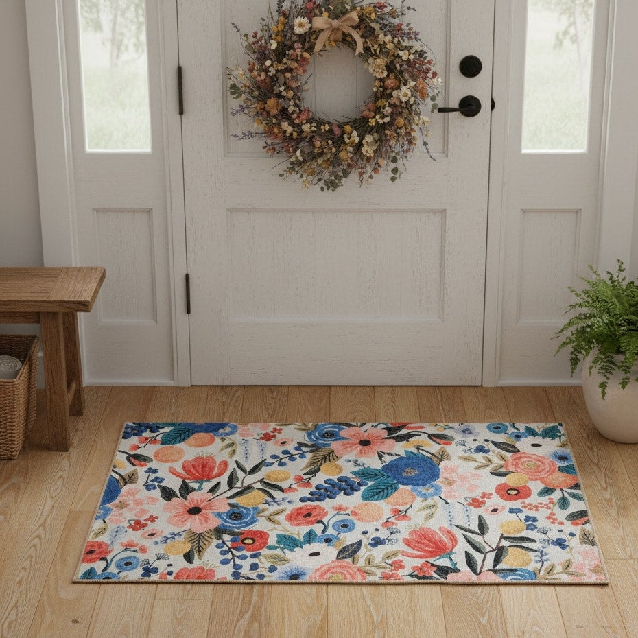 Atelier Collection Garden Party Multi Accent Rug – 2′3″ × 3′9″ (NWT)