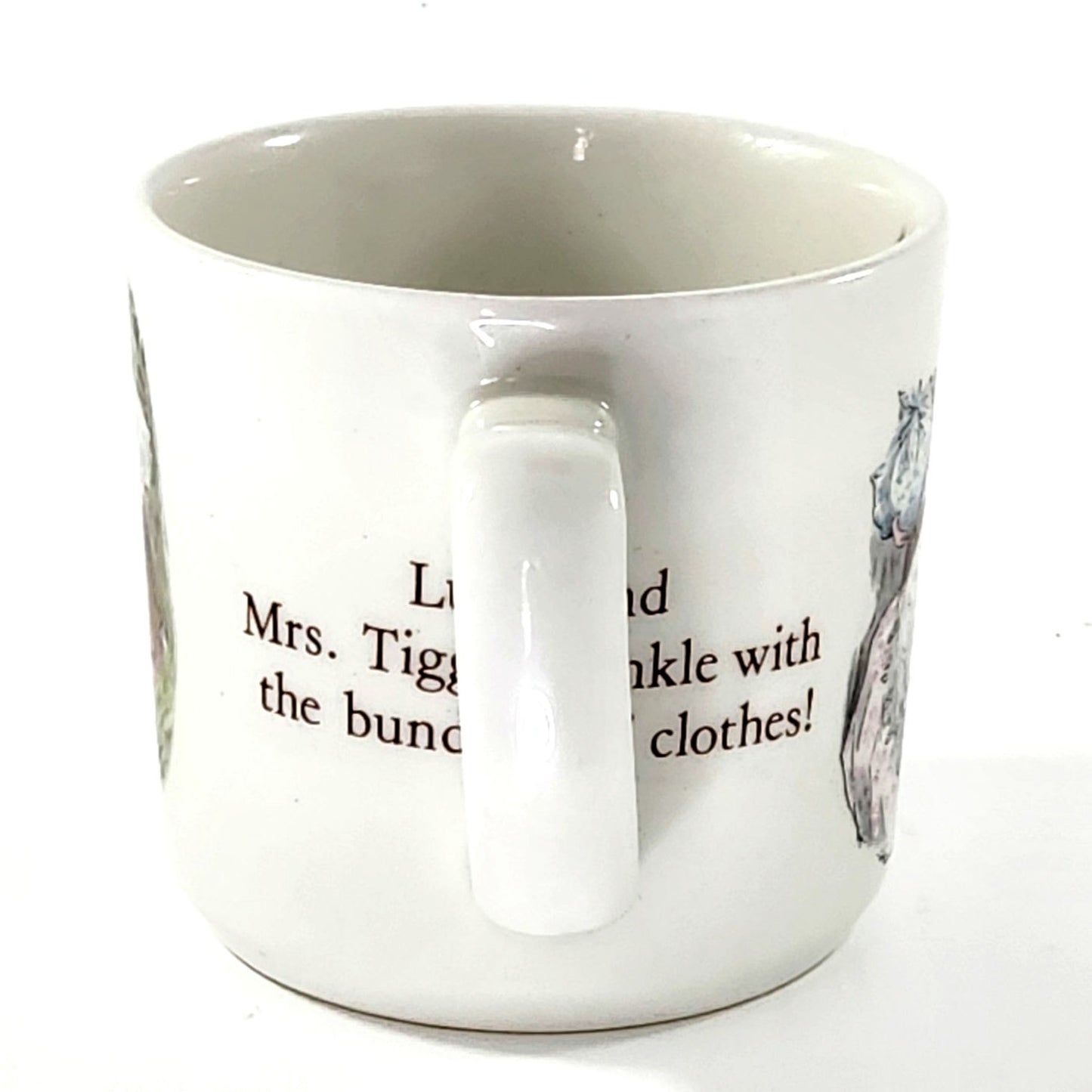 Vintage 1990s Wedgwood Beatrix Potter Peter Rabbit Plate & Mrs. Tiggy-Winkle Mug | Kids Home