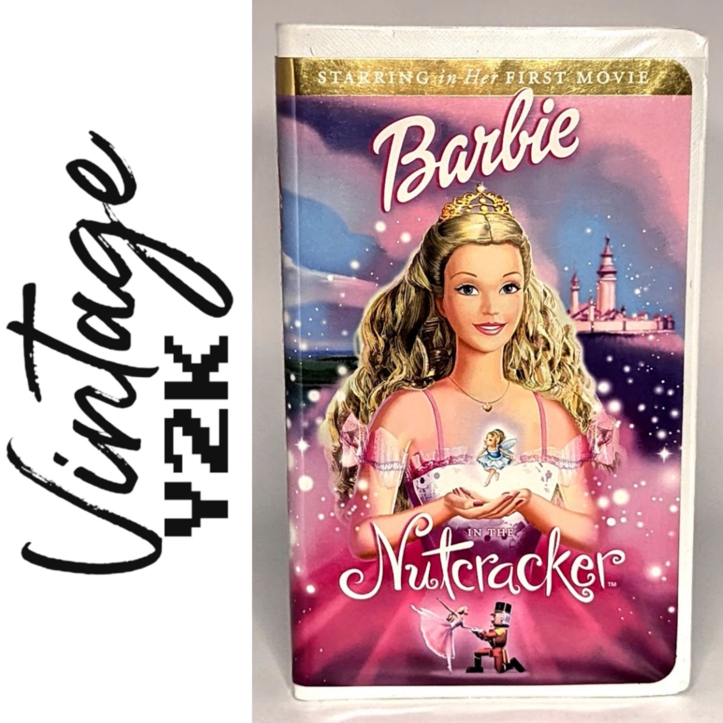 Vintage Barbie in the Nutcracker VHS – 2001 Media Animated Christmas Holiday Movie – Classic Barbie First Feature Film