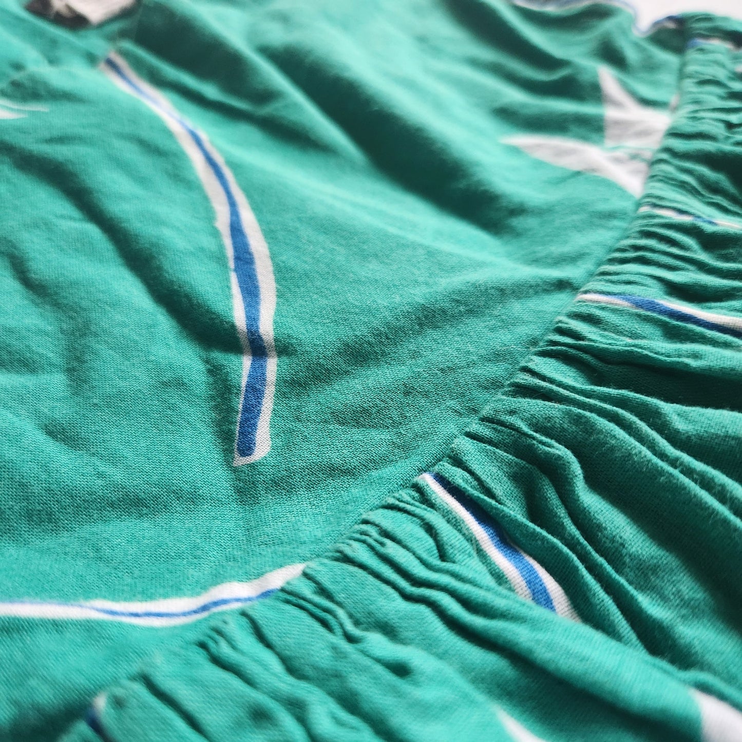 Tea Collection Green Floral Ruffle Sleeve Dress Size 3T