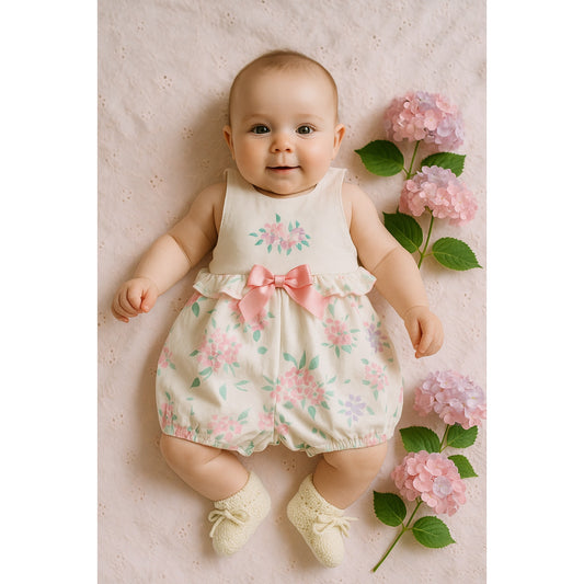 Vintage Mine Alone Infant Floral Bubble Romper | Size 6–9 Months | 1994, New With Tags