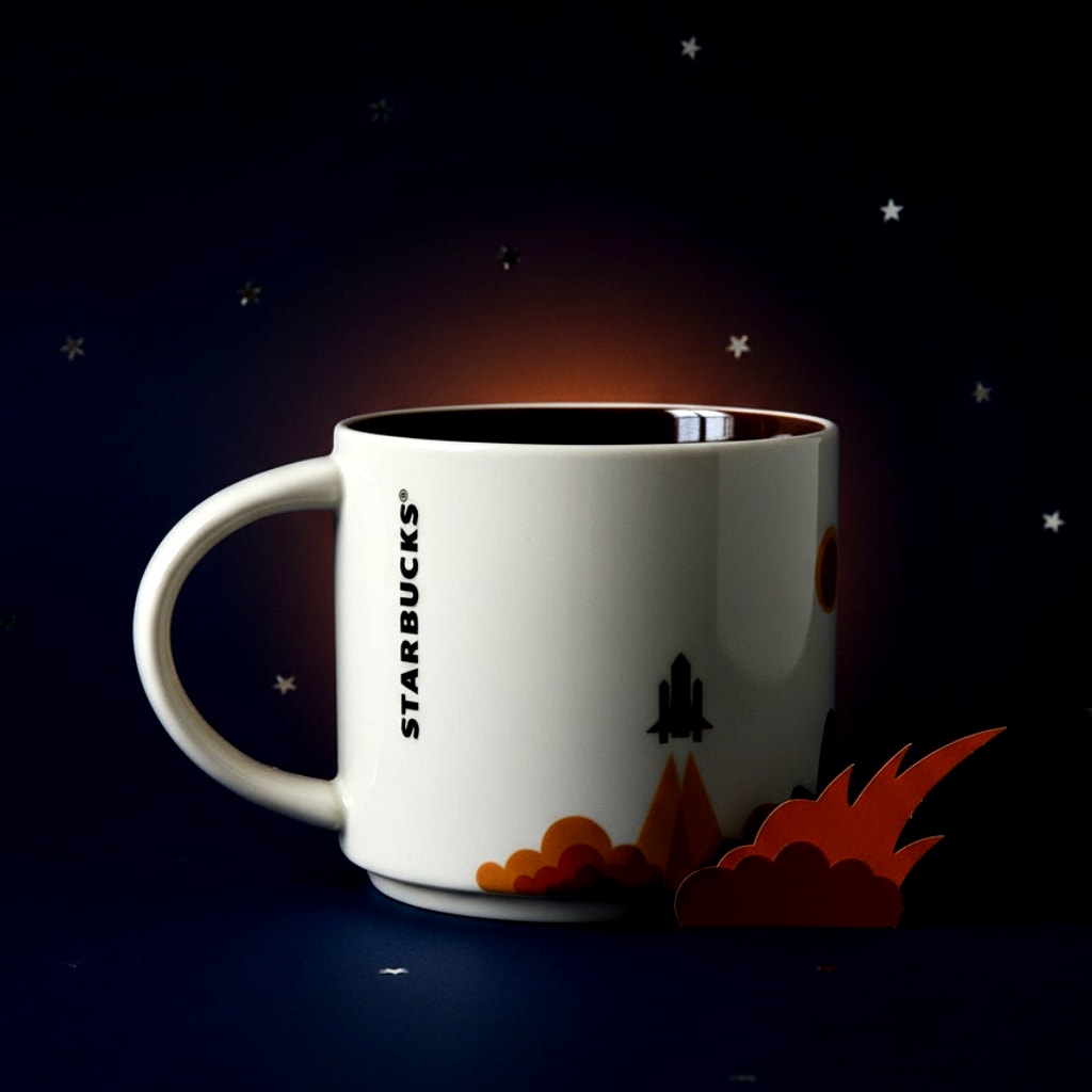 Rare Starbucks “You Are Here” Collection Houston, Texas Mug • 14 oz • Space City