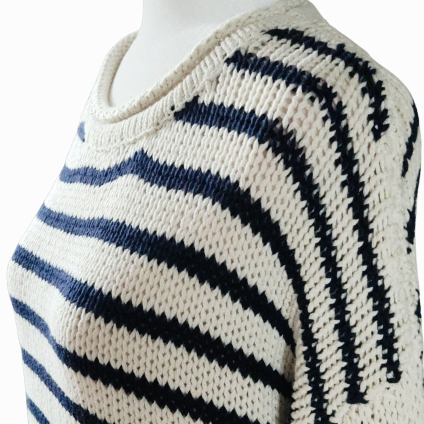 Paris Jersey Girl Viscose Sweater | Marine Blue | Women's M