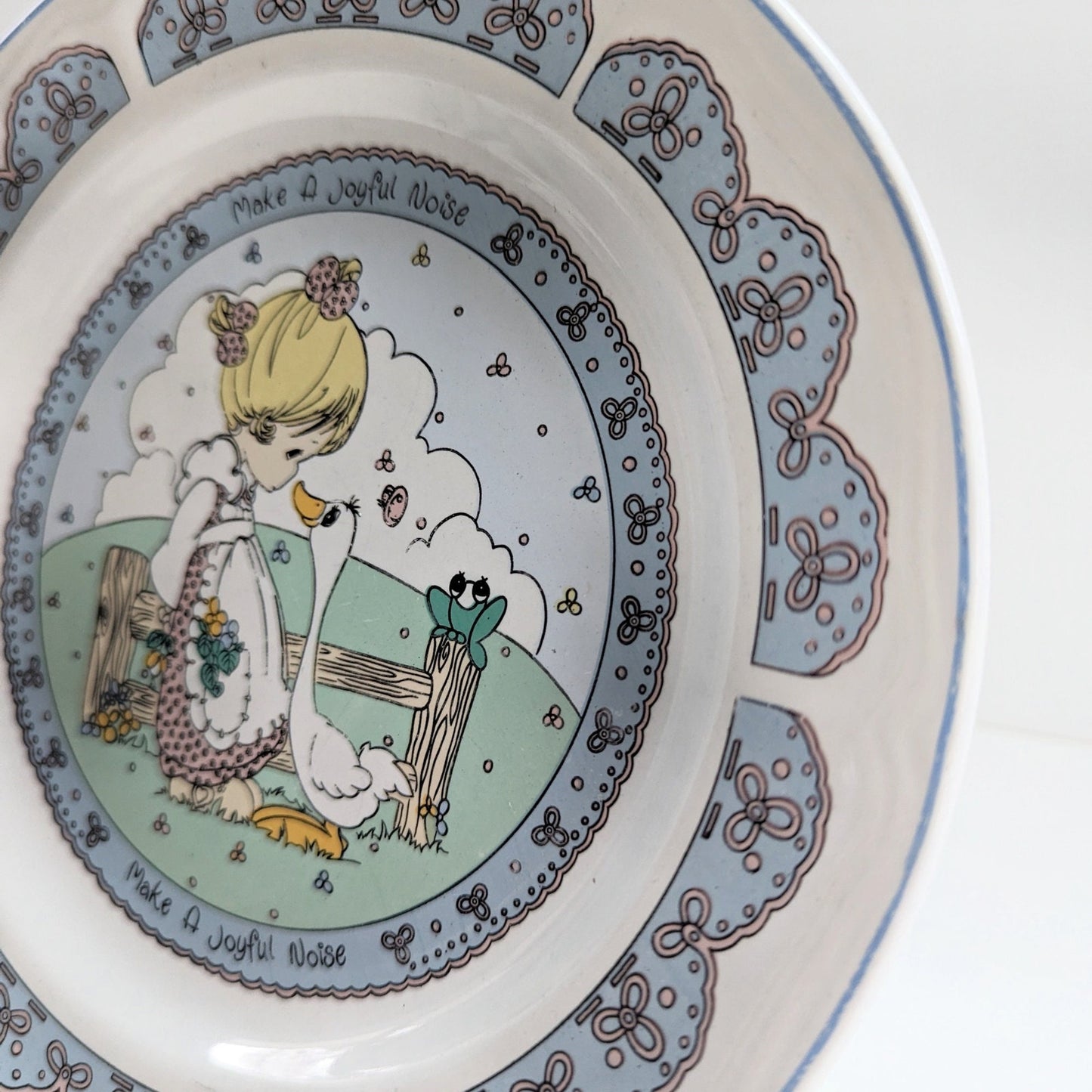 Vintage 1992 Precious Moments “Make a Joyful Noise” Dinner Plate