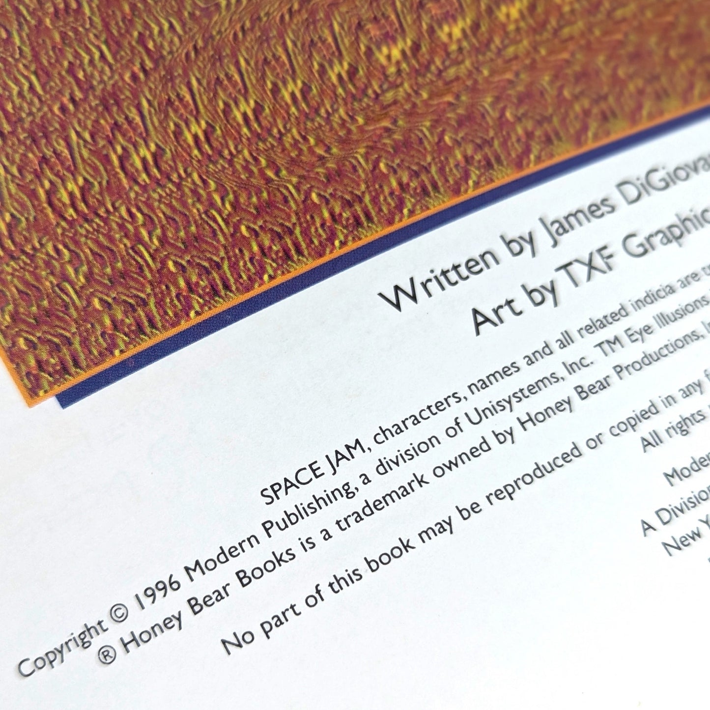 Vintage 1996 Space Jam Magic Eye Book – Invasion of the Monstars – Warner Bros Looney Tunes Michael Jordan 90s Ephemera