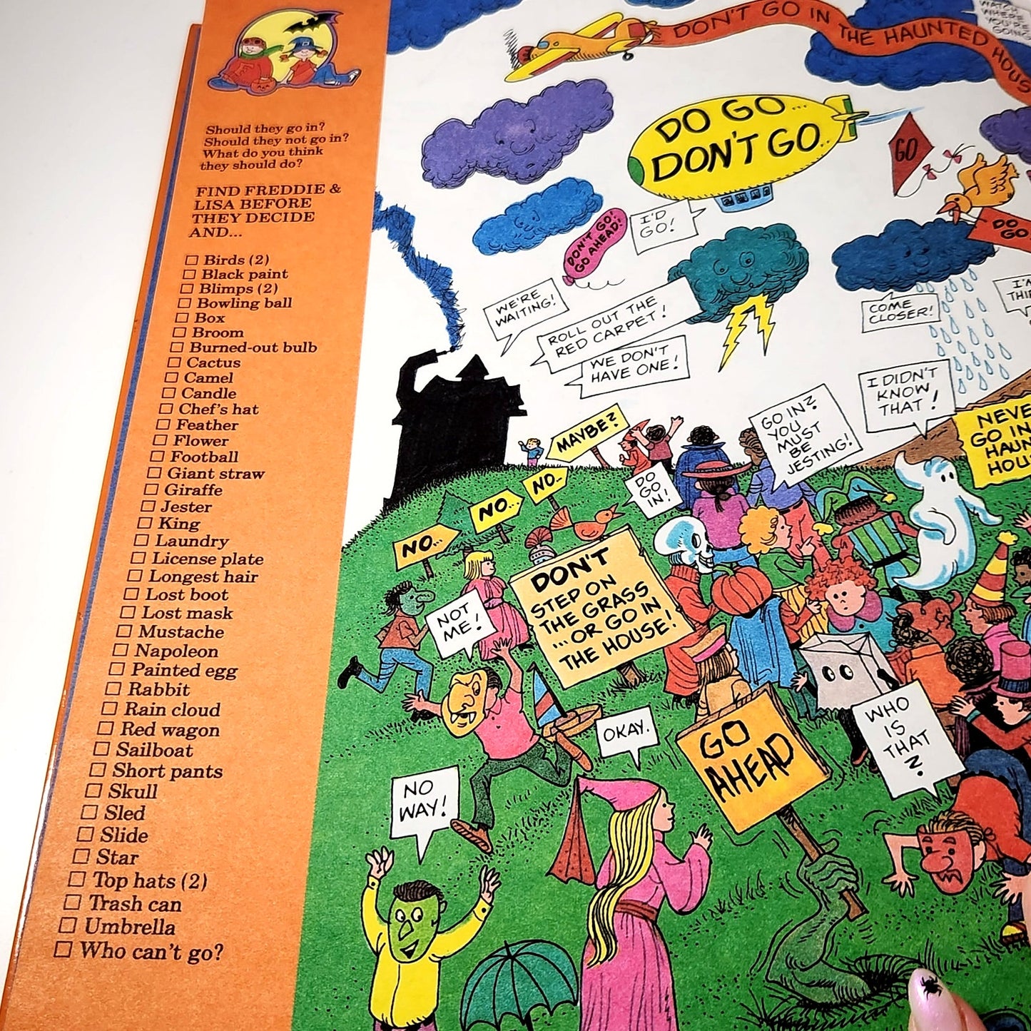 Find Freddie & Lisa in the Haunted House | 1991 Where Are They? Halloween Book