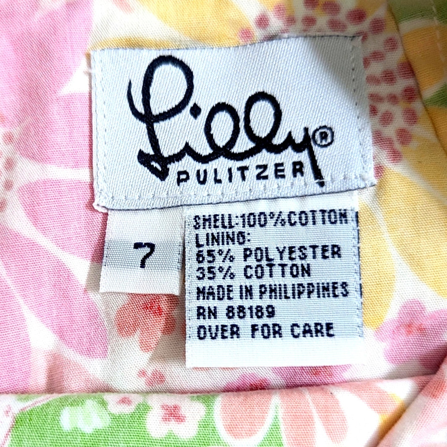 RARE Lilly Pulitzer Skort | Spring 2005 Negresco French Riviera | Girls 7